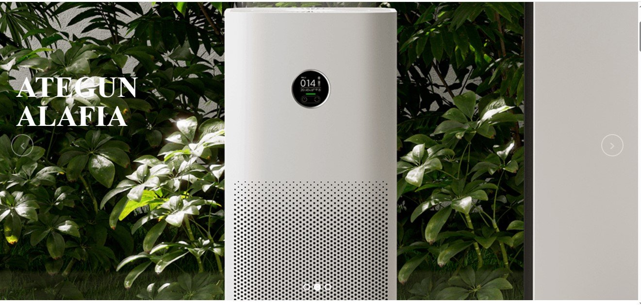 AtégùnÀlàáfia Air Purifiers Website